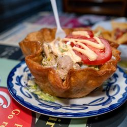 Taqueria Mi Durango - Pollo en salsa taco salad $16