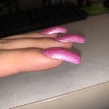 Gummme Nails & Spa - You can see how rounded the shape is, almost makes them look like talons - Nail Salons Near Me - Bellflower, California Gummme Nails & Spa - You can see how rounded the shape is, almost makes them look like talons - Nail Salons Near Me - Bellflower, California
