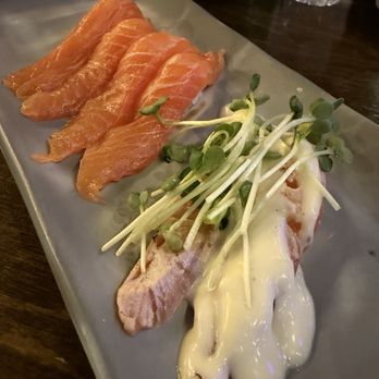 Sumo Sushi - Salmon Nigiri and Seared Salmon Nigiri - Sushi Bars Near Me - Las Vegas, Nevada