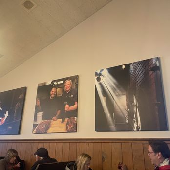 Stamey's Barbecue - Wall Decor & customer demographic - Barbeque Near Me - Greensboro, North Carolina