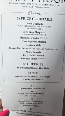 Menu photo 3 Earls Kitchen + Bar Plano, TX