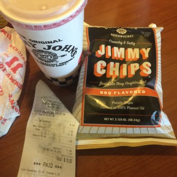 Jimmy John's - My Jimmy drink, Jimmy chips, and Jimmy receipt. #visit253 - Sandwiches Near Me - Cordova, Tennessee