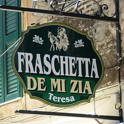Fraschetta de Mi Zia - Insegna all'esterno