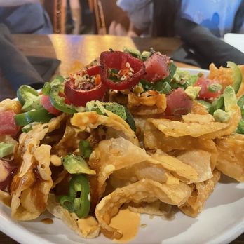 kitchen747 - Ahi Poke Nachos - Pizza Near Me - Roseville, California