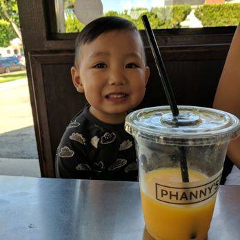 Phanny's - Happy kids with fresh OJ, cortado coffee and matcha latte! - Breakfast & Brunch Near Me - Redondo Beach, California