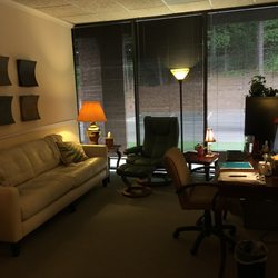 Laura L Robinson, PhD - Private, comfortable office overlooking wooded area.