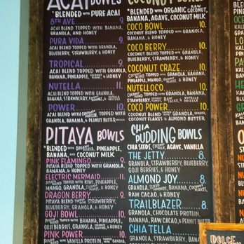 Playa Bowls - Bowls Menu - Acai Bowls Near Me - Millburn, New Jersey