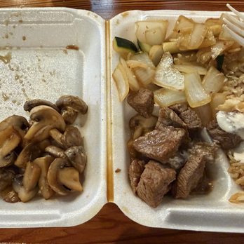 Yaki Express - Wilmington - Hibachi Steak, more mushrooms and onions than anything - Sushi Bars Near Me - Wilmington, North Carolina Yaki Express - Wilmington - Hibachi Steak, more mushrooms and onions than anything - Sushi Bars Near Me - Wilmington, North Carolina