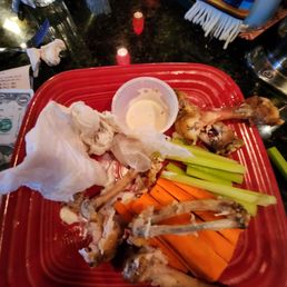 I ate all the wings and realized I forgot to take a picture... I ate all the wings and realized I forgot to take a picture...