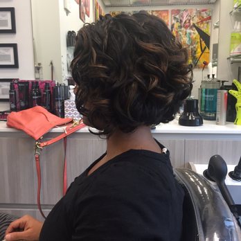 Dbs Salon - Aline cut side view - Hair Salons Near Me - Sunnyvale, California