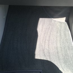 I should have smoothed out the vacuum lines before taking the photo but you get the idea.  Great fit, good color match and thicker carpeting