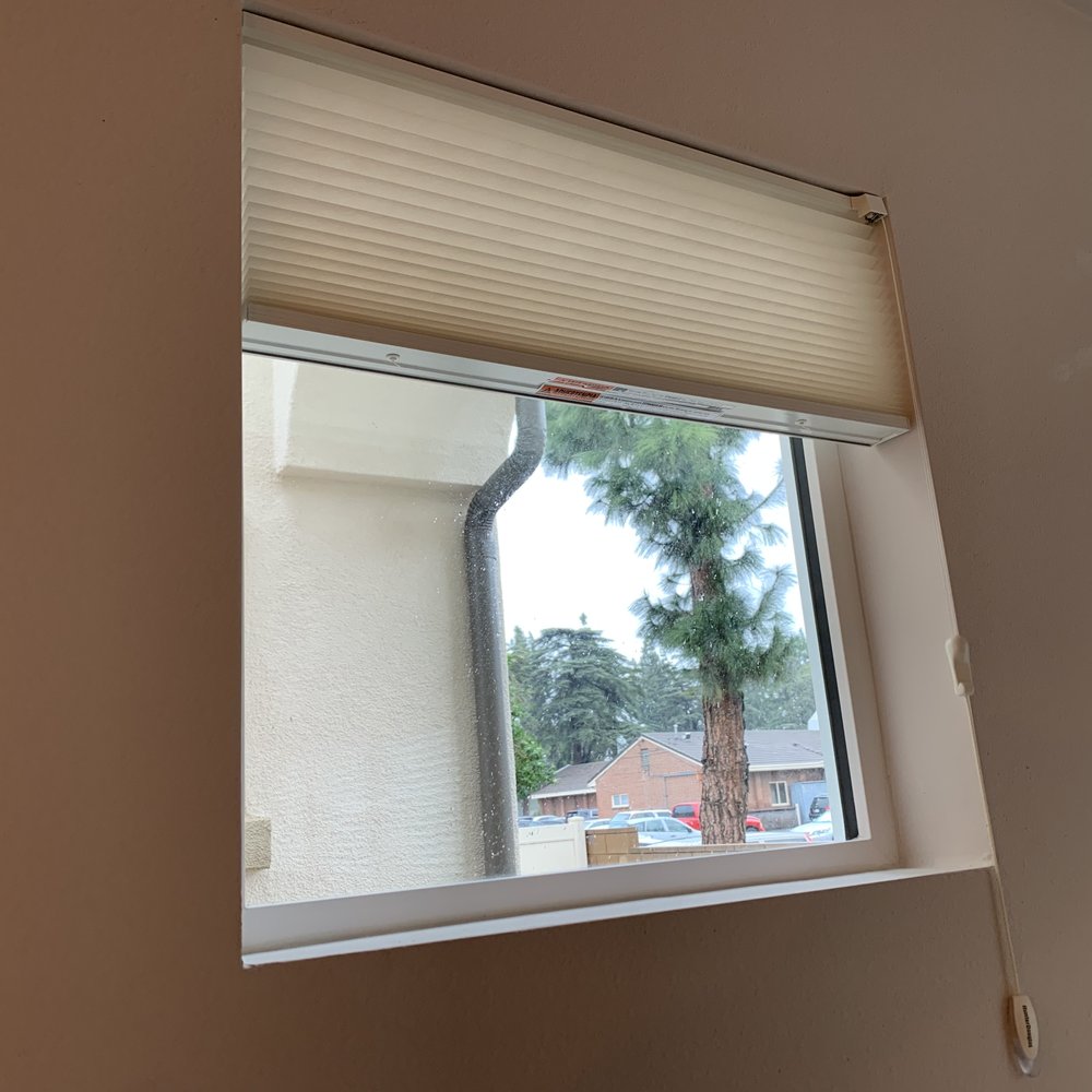 Custom Blind & Carpet - Hunter Douglas Honeycomb Sunterra - Cloud - Shades & Blinds Near Me - Los Angeles, California Custom Blind & Carpet - Hunter Douglas Honeycomb Sunterra - Cloud - Shades & Blinds Near Me - Los Angeles, California