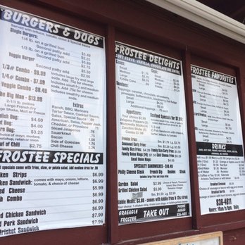 Graeagle Mountain Frostee - Menu - Burgers Near Me - Graeagle, California