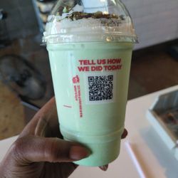 Arby's - Mint chocolate milkshake