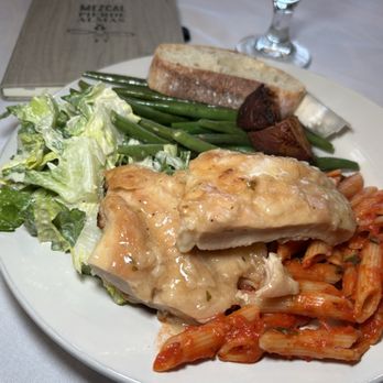 Riverview Bistro - Buffet w Chicken Marsala, pasta, green beans, roasted seasoned potato's, Caesar salad and bread - Seafood Near Me - Stratford, Connecticut Riverview Bistro - Buffet w Chicken Marsala, pasta, green beans, roasted seasoned potato's, Caesar salad and bread - Seafood Near Me - Stratford, Connecticut