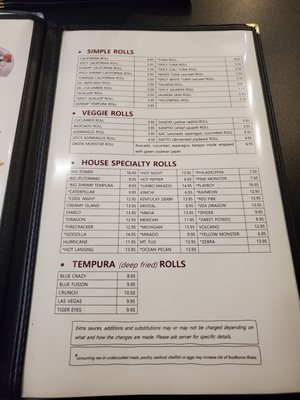Menu photo 4 Mikado Sushi & Grill Lansing, MI