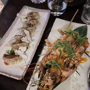 Sexy Fish Miami - Tiger Prawns & Wagyu Gyoza - Seafood Near Me - Miami, Florida