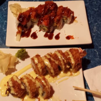 Ohana Belltown - Red Dragon (top) and Crunchy Dynamite Roll (bottom) - Japanese Near Me - Seattle, Washington Ohana Belltown - Red Dragon (top) and Crunchy Dynamite Roll (bottom) - Japanese Near Me - Seattle, Washington