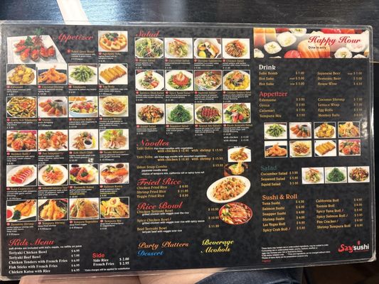 Menu photo 1 Say Sushi Maricopa, AZ