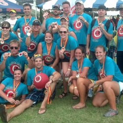 Dragon Boat Racing, raising charity donations & paddling are just a hint of the social impact kickballers make in the community