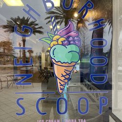 Neighborhood Scoop - Front window