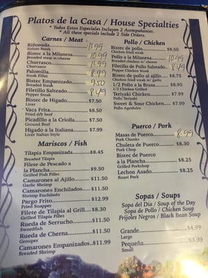 Menu photo 4 Coral Restaurant Cafeteria Miami, FL Menu photo 4 Coral Restaurant Cafeteria Miami, FL