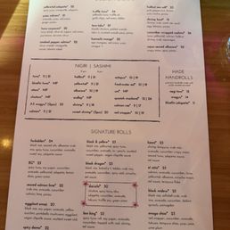 Menu Menu