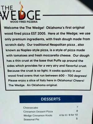 The Wedge Pizzeria by null