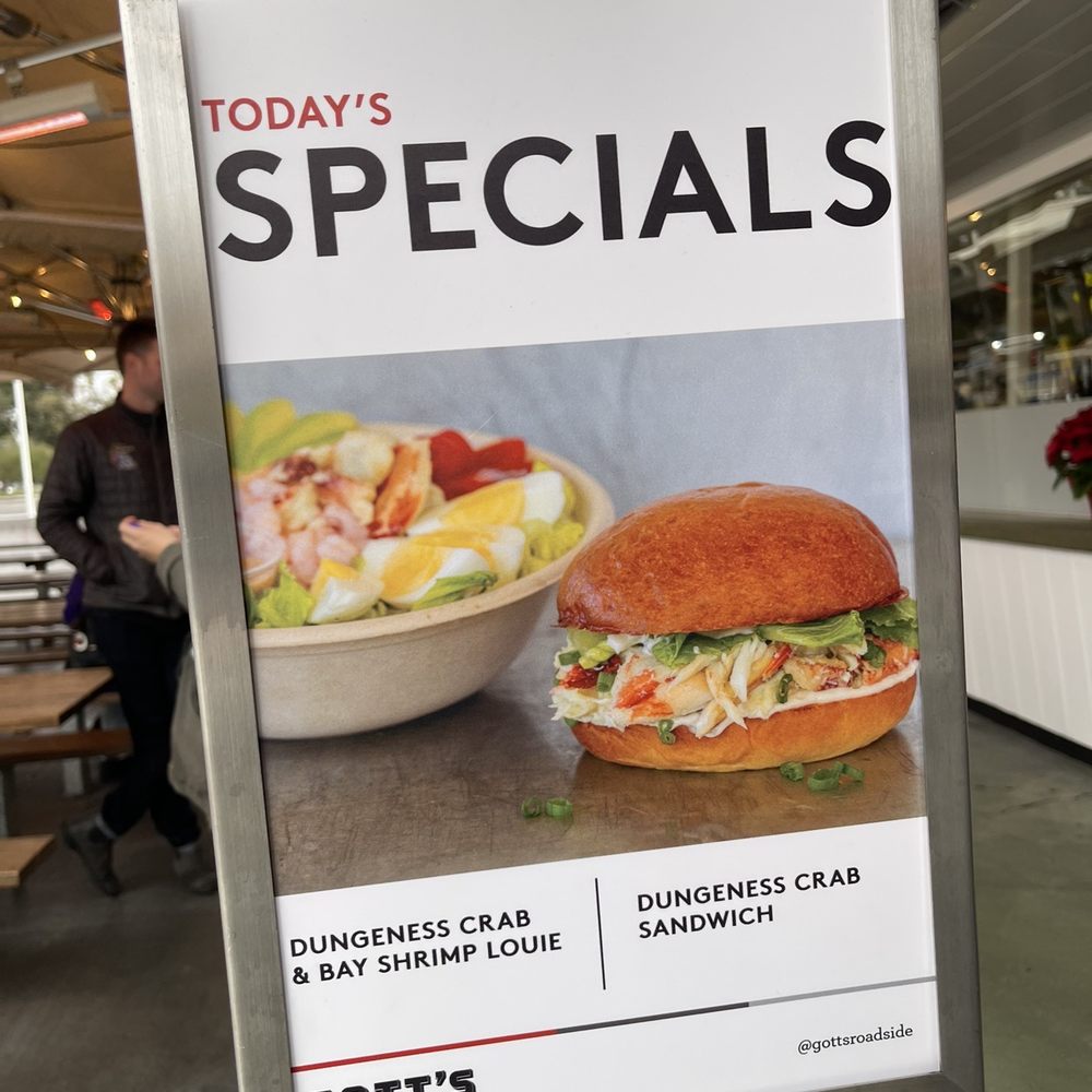 Gott's St. Helena - Crab specials this month - Burgers Near Me - Saint Helena, California Gott's St. Helena - Crab specials this month - Burgers Near Me - Saint Helena, California
