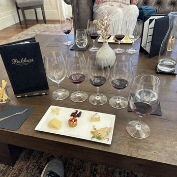 Baldacci Family Vineyards - Tasting setup. - Wineries Near Me - Napa, California Baldacci Family Vineyards - Tasting setup. - Wineries Near Me - Napa, California