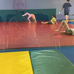 The Little Gym of Aberdeen - Getting her back bend down!