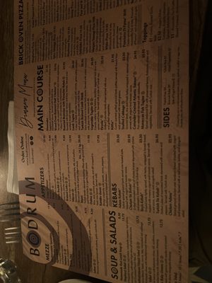 Menu photo 2 Bodrum New York, NY