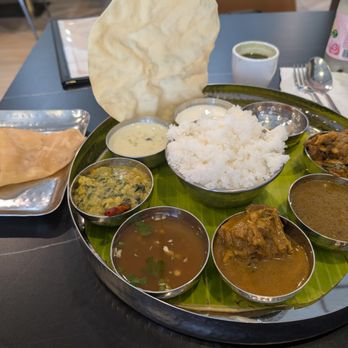 Kongunadu - chicken thali - Indian Near Me - San Jose, California Kongunadu - chicken thali - Indian Near Me - San Jose, California