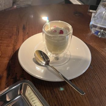 Miru - Free birthday dessert - lemon cake - Japanese Near Me - Chicago, Illinois Miru - Free birthday dessert - lemon cake - Japanese Near Me - Chicago, Illinois
