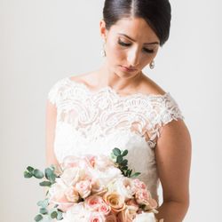 Wedding florist DC; blush wedding centerpieces