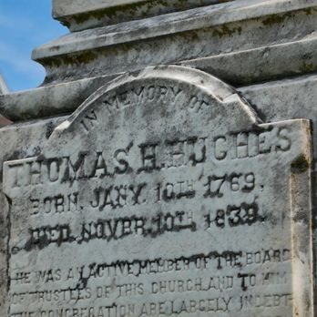 Cold Spring Presbyterian Cemetery - Thomas Hughes gravestone, one of the stops on our tour - Funeral Services & Cemeteries Near Me - Cape May, New Jersey