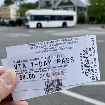 Steamship Authority - 06.09.23 1-Day Pass with the Vineyard Transit Authority (VTA) - Travel Services Near Me - Falmouth, Massachusetts Steamship Authority - 06.09.23 1-Day Pass with the Vineyard Transit Authority (VTA) - Travel Services Near Me - Falmouth, Massachusetts