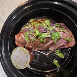 Crying Tiger,  perfectly grilled to medium rare.