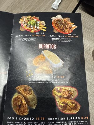 Menu photo 7 Dirt Dog  Las Vegas, NV