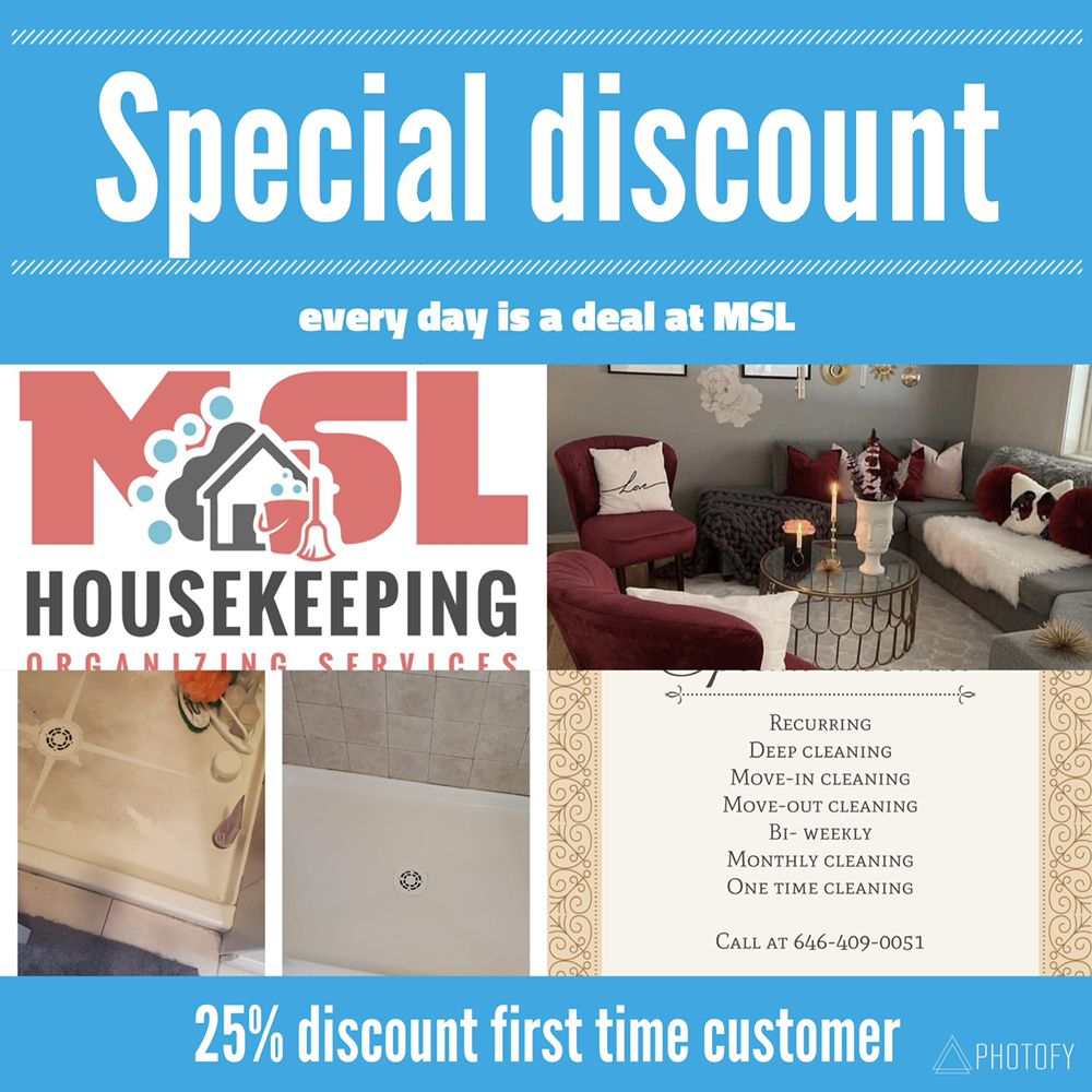 MSL HOUSEKEEPING SERVICES Updated September 2024 11 Photos Derby, Connecticut Home