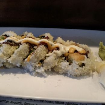 Sushi Bros - Sweet Thing:  crab meat, cream cheese, salmon, avocado,  deep fried with eel sauce - Sushi Bars Near Me - Phoenix, Arizona