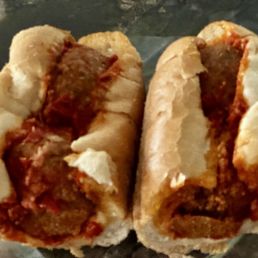 Homemade meatballs, cheese, marinara sauce and a soft sub roll Homemade meatballs, cheese, marinara sauce and a soft sub roll
