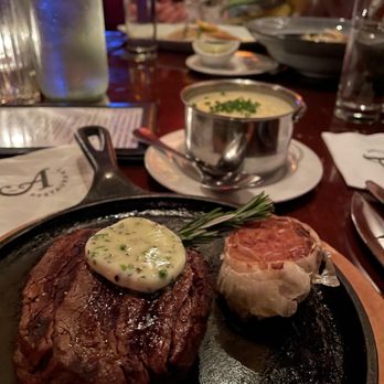 A Restaurant - Filet served chef's preference - New American Near Me - Newport Beach, California