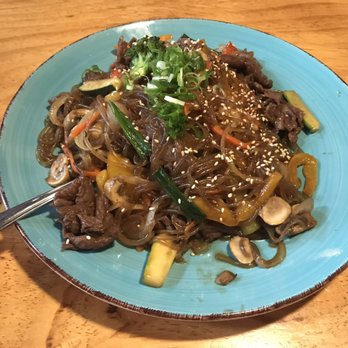 OZ Korean Cuisine - Japchae ($15) - Korean Near Me - Coquitlam, British Columbia OZ Korean Cuisine - Japchae ($15) - Korean Near Me - Coquitlam, British Columbia