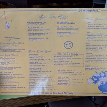 Bon Ton - Regular menu (1 of 2). Drinks. - Cajun/Creole Near Me - Atlanta, Georgia