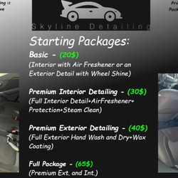 Skyline Detailing - Starting Prices and INFO.