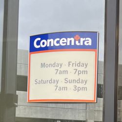 Concentra Urgent Care -Van Nuys - Hours