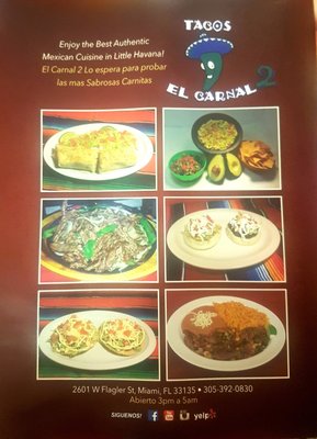 Menu photo 8 Tacos El Carnal Miami, FL Menu photo 8 Tacos El Carnal Miami, FL