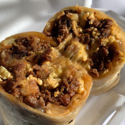 Chorizo Breakfast Burrito - not bad