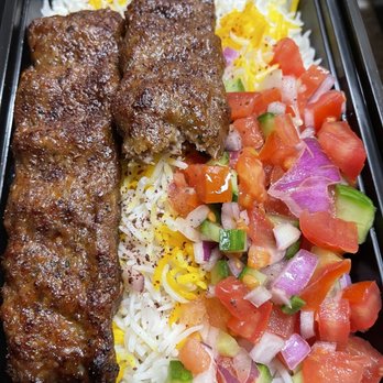 Rumi's Oasis - $9 Beef Kabob Bowl and it comes with bread - Bakeries Near Me - Elk Grove, California